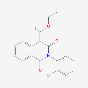 2-(2-chlorophenyl)-4-(ethoxymethylene)-1,3(2H,4H)-isoquinolinedione