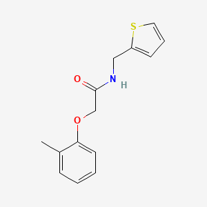 molecular formula C14H15NO2S B4980196 2-(2-methylphenoxy)-N-(2-thienylmethyl)acetamide 