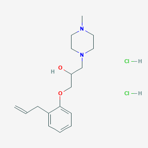 molecular formula C17H28Cl2N2O2 B4980203 1-(2-allylphenoxy)-3-(4-methyl-1-piperazinyl)-2-propanol dihydrochloride 