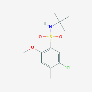 N-(tert-butyl)-5-chloro-2-methoxy-4-methylbenzenesulfonamide