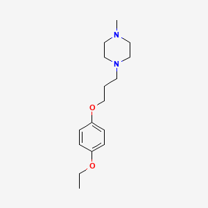 molecular formula C16H26N2O2 B4980477 1-[3-(4-ethoxyphenoxy)propyl]-4-methylpiperazine 