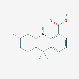 molecular formula C17H23NO2 B4980521 6,9,9-trimethyl-5,6,7,8,8a,9,10,10a-octahydro-4-acridinecarboxylic acid 