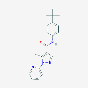 N-(4-tert-butylphenyl)-5-methyl-1-(2-pyridinyl)-1H-pyrazole-4-carboxamide