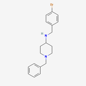 1-benzyl-N-(4-bromobenzyl)-4-piperidinamine