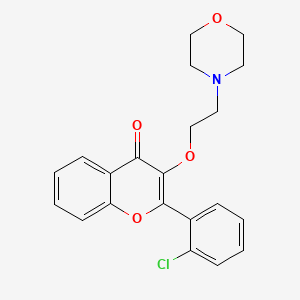 2-(2-chlorophenyl)-3-[2-(4-morpholinyl)ethoxy]-4H-chromen-4-one