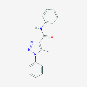 molecular formula C16H14N4O B498065 5-methyl-N,1-diphenyl-1H-1,2,3-triazole-4-carboxamide CAS No. 854738-35-5