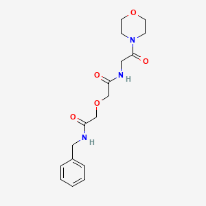 2-[2-(benzylamino)-2-oxoethoxy]-N-[2-(4-morpholinyl)-2-oxoethyl]acetamide