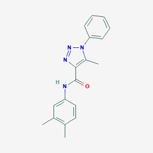 N-(3,4-dimethylphenyl)-5-methyl-1-phenyl-1H-1,2,3-triazole-4-carboxamide