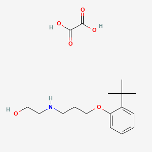 2-{[3-(2-tert-butylphenoxy)propyl]amino}ethanol ethanedioate (salt)