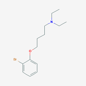 molecular formula C14H22BrNO B4980831 4-(2-bromophenoxy)-N,N-diethyl-1-butanamine 