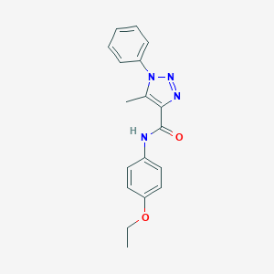 N-(4-ethoxyphenyl)-5-methyl-1-phenyl-1H-1,2,3-triazole-4-carboxamide