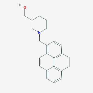 molecular formula C23H23NO B4980850 [1-(1-pyrenylmethyl)-3-piperidinyl]methanol 