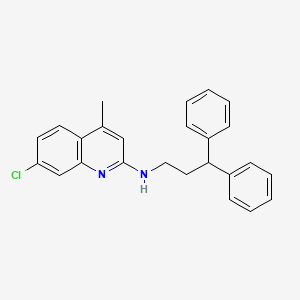 7-chloro-N-(3,3-diphenylpropyl)-4-methyl-2-quinolinamine