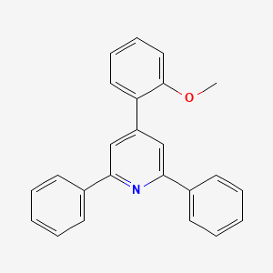 molecular formula C24H19NO B4980885 4-(2-甲氧苯基)-2,6-二苯基吡啶 