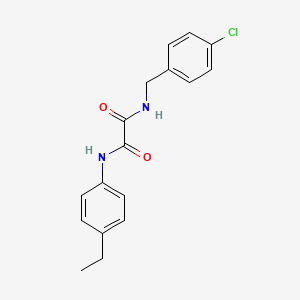 molecular formula C17H17ClN2O2 B4980922 N-(4-chlorobenzyl)-N'-(4-ethylphenyl)ethanediamide 
