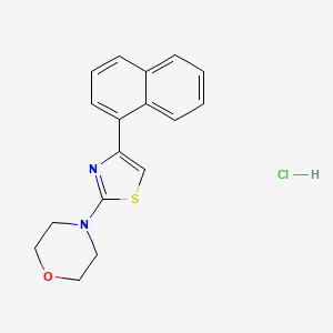 4-[4-(1-naphthyl)-1,3-thiazol-2-yl]morpholine hydrochloride