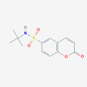 N-(tert-butyl)-2-oxo-2H-chromene-6-sulfonamide