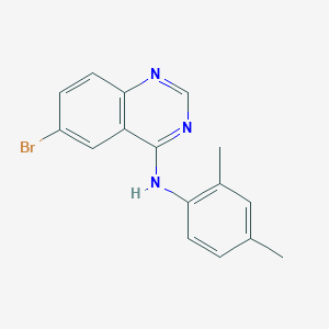 molecular formula C16H14BrN3 B4981009 6-bromo-N-(2,4-dimethylphenyl)-4-quinazolinamine 