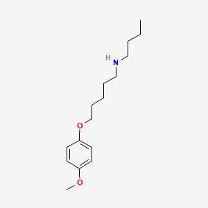 N-butyl-5-(4-methoxyphenoxy)-1-pentanamine
