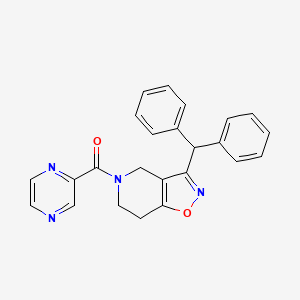 3-(diphenylmethyl)-5-(2-pyrazinylcarbonyl)-4,5,6,7-tetrahydroisoxazolo[4,5-c]pyridine