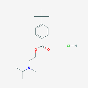 molecular formula C17H28ClNO2 B4981128 2-[isopropyl(methyl)amino]ethyl 4-tert-butylbenzoate hydrochloride 