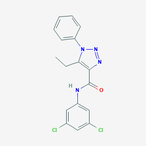 N-(3,5-dichlorophenyl)-5-ethyl-1-phenyl-1H-1,2,3-triazole-4-carboxamide