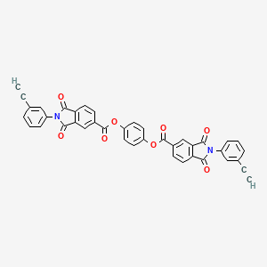 molecular formula C40H20N2O8 B4981380 1,4-phenylene bis[2-(3-ethynylphenyl)-1,3-dioxo-5-isoindolinecarboxylate] 