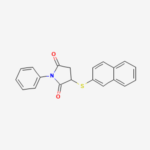 3-(2-naphthylthio)-1-phenyl-2,5-pyrrolidinedione
