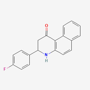 3-(4-fluorophenyl)-3,4-dihydrobenzo[f]quinolin-1(2H)-one