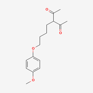3-[4-(4-methoxyphenoxy)butyl]-2,4-pentanedione