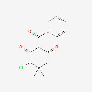 molecular formula C15H15ClO3 B4981652 2-benzoyl-4-chloro-5,5-dimethyl-1,3-cyclohexanedione CAS No. 412940-85-3