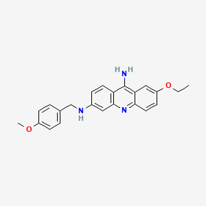 7-ethoxy-N~3~-(4-methoxybenzyl)-3,9-acridinediamine