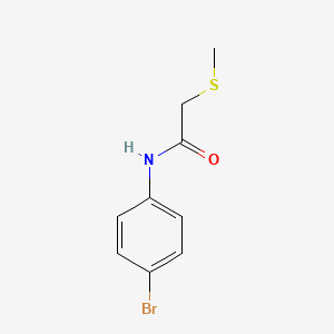 N-(4-bromophenyl)-2-(methylthio)acetamide