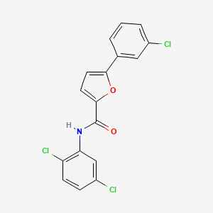 molecular formula C17H10Cl3NO2 B4981709 5-(3-chlorophenyl)-N-(2,5-dichlorophenyl)-2-furamide 