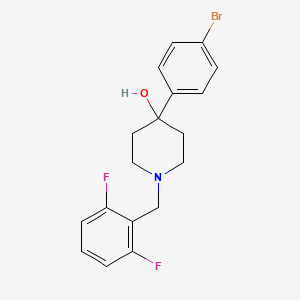 4-(4-bromophenyl)-1-(2,6-difluorobenzyl)-4-piperidinol