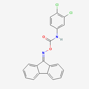 molecular formula C20H12Cl2N2O2 B4981757 9H-fluoren-9-one O-{[(3,4-dichlorophenyl)amino]carbonyl}oxime 