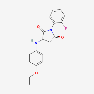 3-(4-Ethoxy-phenylamino)-1-(2-fluoro-phenyl)-pyrrolidine-2,5-dione