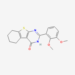 2-(2,3-dimethoxyphenyl)-5,6,7,8-tetrahydro[1]benzothieno[2,3-d]pyrimidin-4(3H)-one