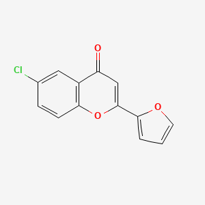 molecular formula C13H7ClO3 B4981995 6-chloro-2-(2-furyl)-4H-chromen-4-one CAS No. 7209-73-6