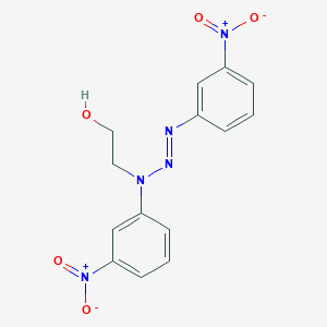 molecular formula C14H13N5O5 B4982123 2-[1,3-bis(3-nitrophenyl)-2-triazen-1-yl]ethanol 