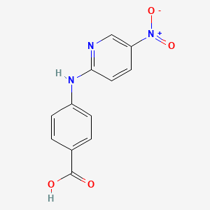 molecular formula C12H9N3O4 B4982131 4-[(5-nitro-2-pyridinyl)amino]benzoic acid 