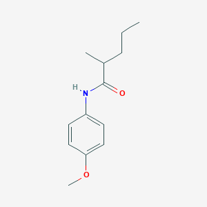 molecular formula C13H19NO2 B4982140 N-(4-methoxyphenyl)-2-methylpentanamide 
