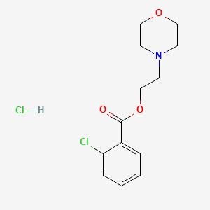 molecular formula C13H17Cl2NO3 B4982167 2-(4-morpholinyl)ethyl 2-chlorobenzoate hydrochloride 