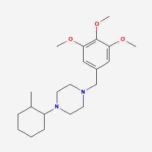 1-(2-methylcyclohexyl)-4-(3,4,5-trimethoxybenzyl)piperazine