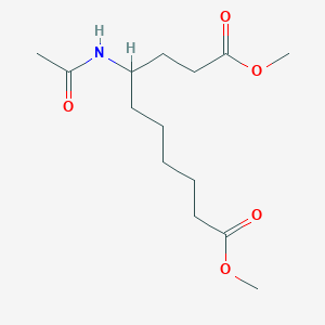 dimethyl 4-(acetylamino)decanedioate