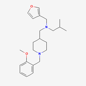 (3-furylmethyl)isobutyl{[1-(2-methoxybenzyl)-4-piperidinyl]methyl}amine