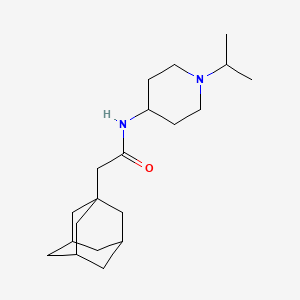 molecular formula C20H34N2O B4982247 2-(1-adamantyl)-N-(1-isopropyl-4-piperidinyl)acetamide 