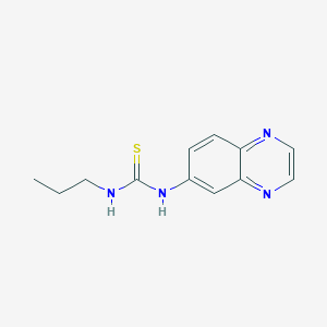 N-propyl-N'-6-quinoxalinylthiourea