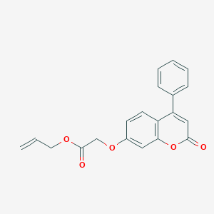 molecular formula C20H16O5 B4982261 allyl [(2-oxo-4-phenyl-2H-chromen-7-yl)oxy]acetate CAS No. 430470-86-3