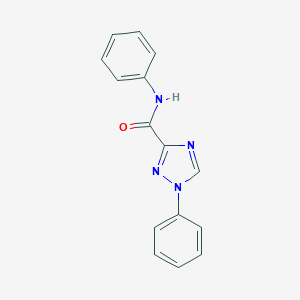 molecular formula C15H12N4O B498227 N,1-diphenyl-1H-1,2,4-triazole-3-carboxamide 